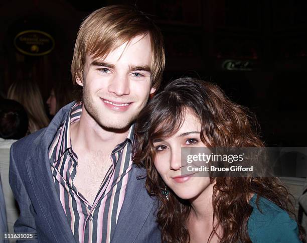 David Gallagher and girlfriend during Celebrity Birthday Celebration of David Gallagher and Kelly Hu - February 11, 2006 at Tao Nightclub Las Vegas...