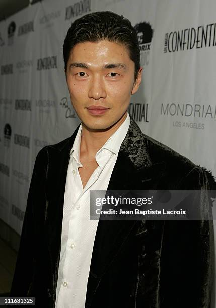 Rick Yune during Los Angeles Confidential Magazine in Association with Morgans Hotel Group Celebrates the 2007 Oscars with Forest Whitaker, Rob Clark...