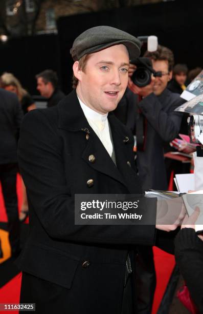 Kaiser Chiefs during The Brit Awards 2006 with MasterCard - Outside Arrivals at Earls Court in London, Great Britain.