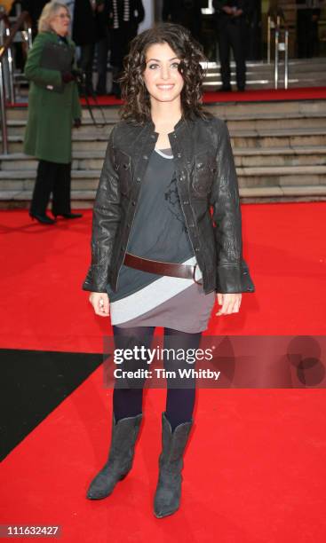 Katie Melua during The Brit Awards 2006 with MasterCard - Outside Arrivals at Earls Court in London, Great Britain.