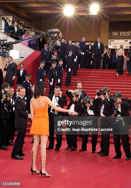 Mareva Galanter during 2003 Cannes Film Festival - Atmosphere in Cannes, France.