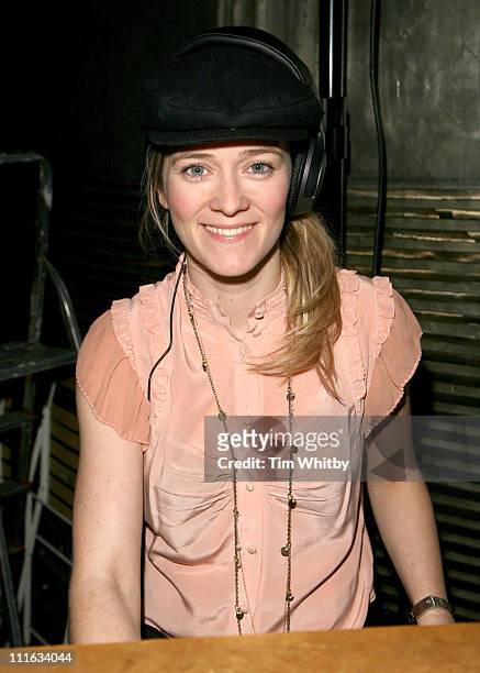 Edith Bowman during London Fashion Week Autumn/Winter 2006 - Alice McCall - Front Row at The Collection in London, Great Britain.