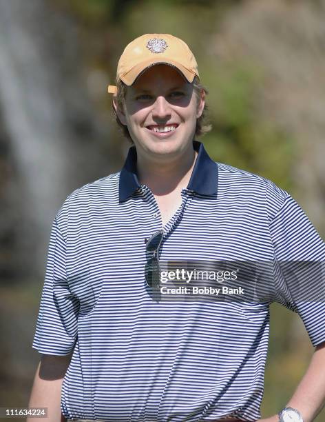 Eric Trump hosting The Eric Trump Foundation Golf Invitational at Trump National Golf Club September 18, 2007 in Briarcliff Manor, New York.