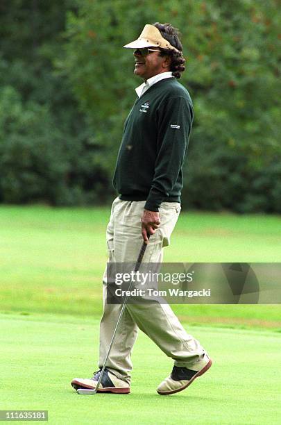 Johnny Mathis during Johnny Mathis at Howard Keel NSPCC Golf Classic in 1991 at Mere Golf Club in Knutsford, Great Britain.