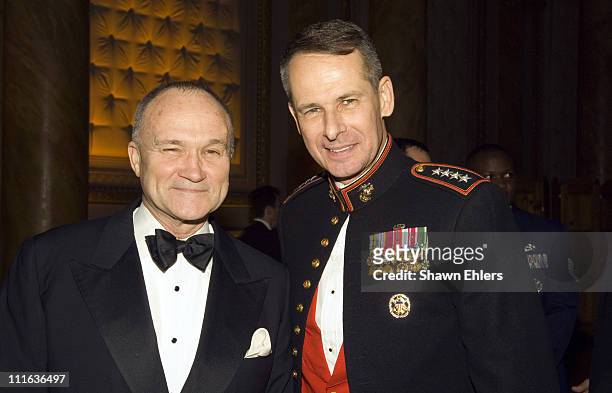 Ray Kelly, Commissioner, New York City Police Department and General Peter Pace, USMC, Chairman, Joint Chiefs of Staff