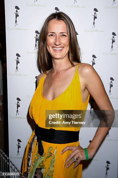 Anna Getty attends the first annual EcoStiletto Green Girl's Night Out fundraiser at Intuition for Dress for Success on November 11, 2008 in Los...