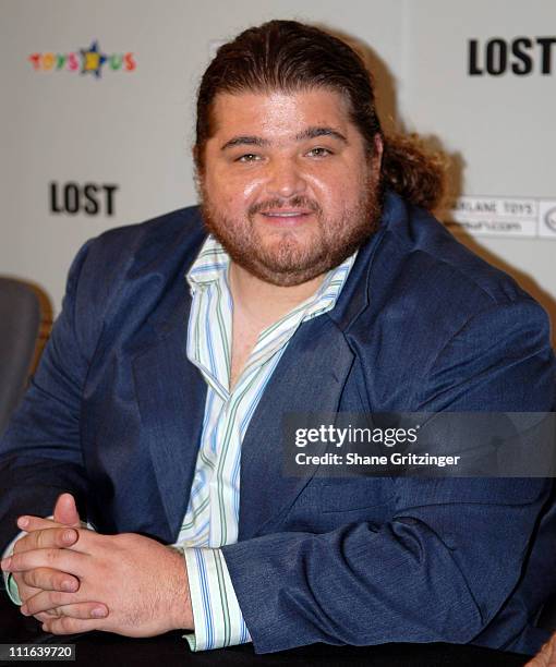 Jorge Garcia during Todd McFarlane and Jorge Garcia of TV's "Lost" Launch "Lost" Action Figures - November 6, 2006 at Toys 'R Us - Times Square in...