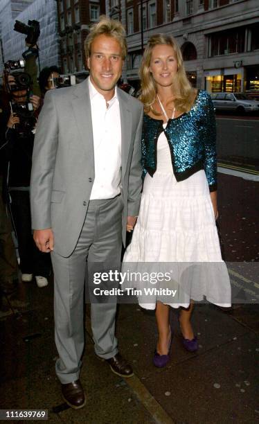 Ben Fogle and guest during "Against Nature" London Premiere - Arrivals at BAFTA in London, Great Britain.