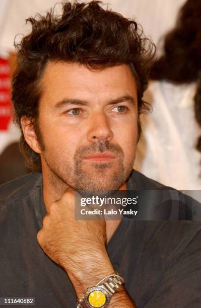 Pau DonZs of Pop band "Jarabe de Palo" during Spanish Latin Grammys Nominated Press Conference - Madrid in Madrid, Spain.