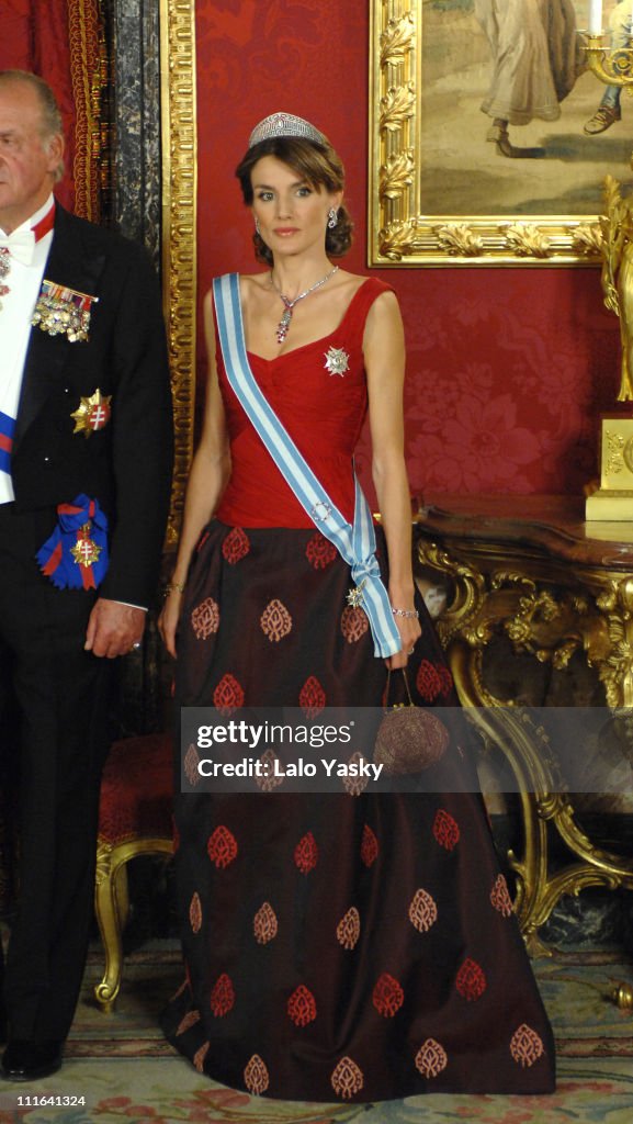 Spanish Royals Host Gala Dinner in Honour of Slovakian President