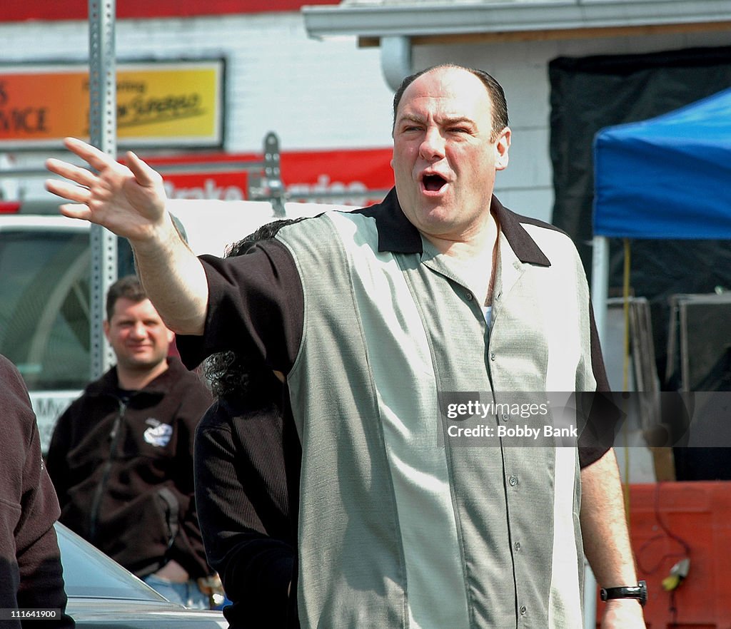 "The Sopranos" On Location at Holsten's Ice Cream Parlor - March 22, 2007