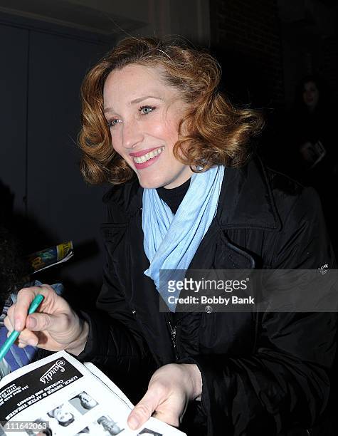 Kate Jennings Grant appearing in Guys & Dolls at the Nederlander Theatre is seen on Broadway on February 18, 2009 in New York City.