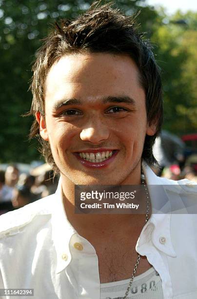 Gareth Gates during The Disney Channel Kids Awards - Arrivals - September 20, 2003 at Royal Albert Hall in London, Great Britain.