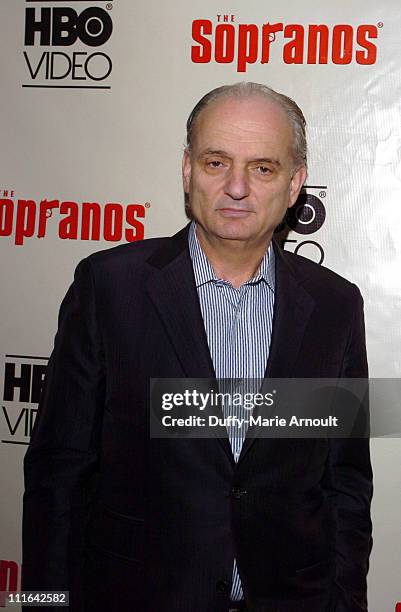 David Chase, series creator during "The Sopranos: The Complete 5th Season" DVD Release Party Hosted by HBO Video at English is Italian in New York...