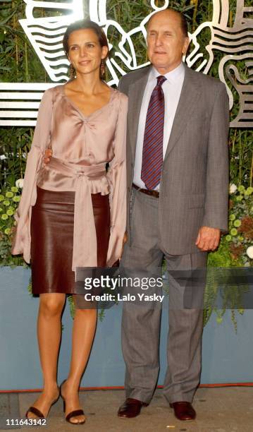 Luciana Pedraza and Robert Duvall during 2003 San Sebastian Film Festival - Robert Duvall Receives Honorary Donostia Prize for Lifetime Achievement...
