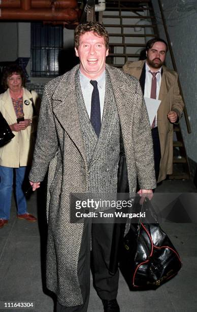 Michael Crawford during Michael Crawford Sighting Outside "The Phantom of the Opera" - February, 1988 at Majestic Theatre in New York City, United...