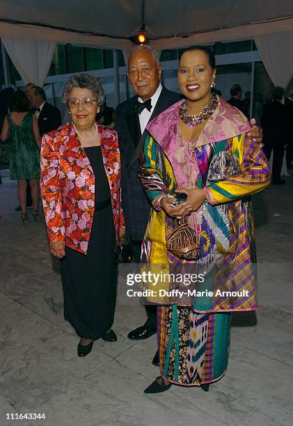 Mrs. Dinkins, the Honorable Mr. David N. Dinkins and Sherry B. Bronfman