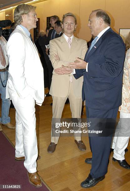 Sam Champion, Carson Kressley and Pennsylvania Governor Edward G. Rendell **Exclusive **