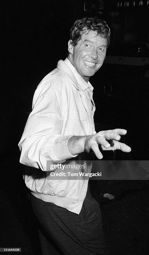 Michael Crawford Sighting leaving Her Majesty's Theatre after his performance in 'The Phantom Of The Opera - June 1987