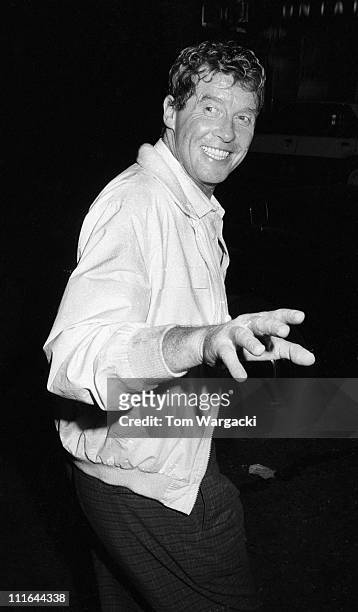 Michael Crawford during Michael Crawford Sighting leaving Her Majesty's Theatre after his performance in 'The Phantom Of The Opera - June 1987 at Her...