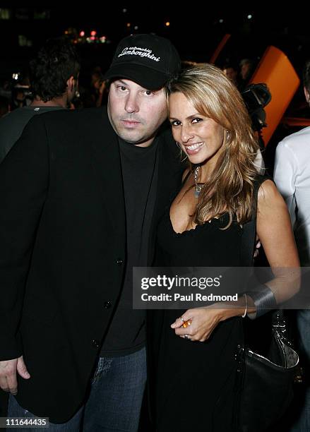 Actor Greg Grunberg and television personality Patricia Kara attend Lamborghini Opening to Benefit the Epilepsy Foundation on November 14, 2007 in...