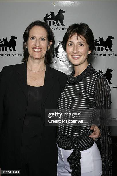 Akasha Richmond and Anna Getty during 1st Annual Guardian Awards at Hotel Casa Del Mar in Santa Monica, California, United States.