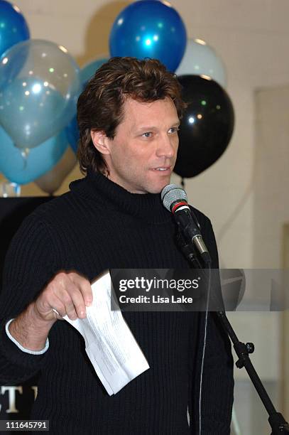 Jon Bon Jovi during Project H.O.M.E. Press conference on November 26, 2007 in Philadelphia Pennsylvania.