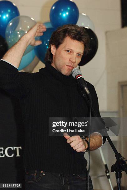 Jon Bon Jovi during Project H.O.M.E. Press conference on November 26, 2007 in Philadelphia Pennsylvania.