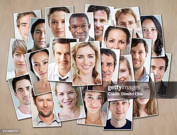 559 Human Face Made Of Several Different People Stock Photos, High-Res ...