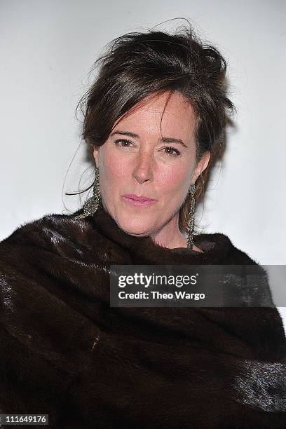 Designer Kate Spade attends the Tribeca Ball 2011 at the New York Academy of Art on April 4, 2011 in New York City.