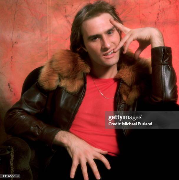 Steve Harley of Cockney Rebel, studio portrait, February 1976.