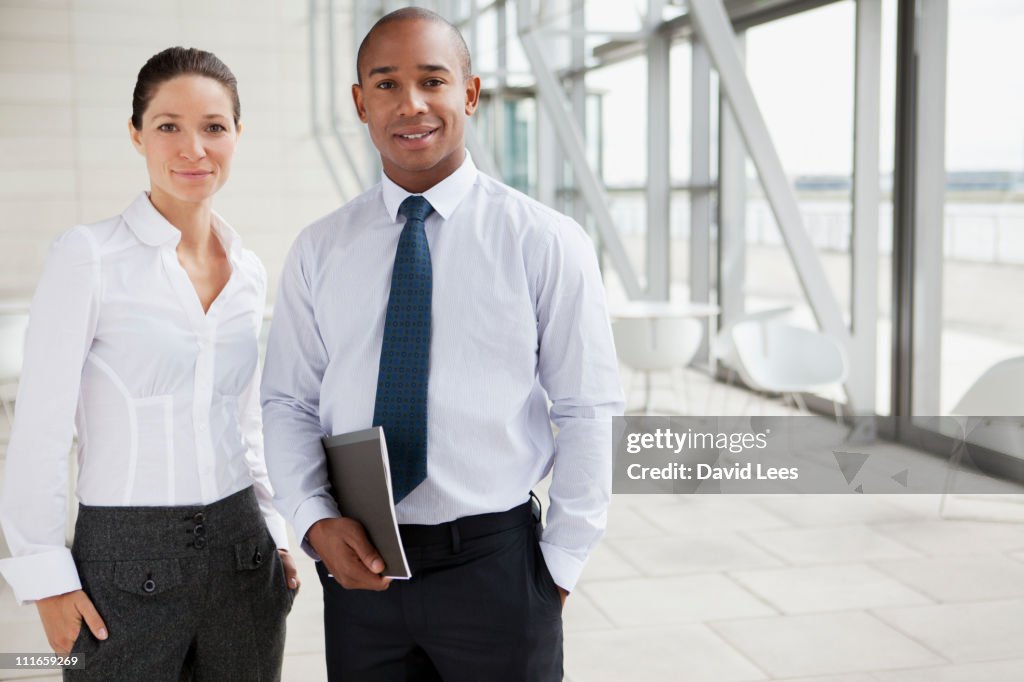 Businesspeople in office