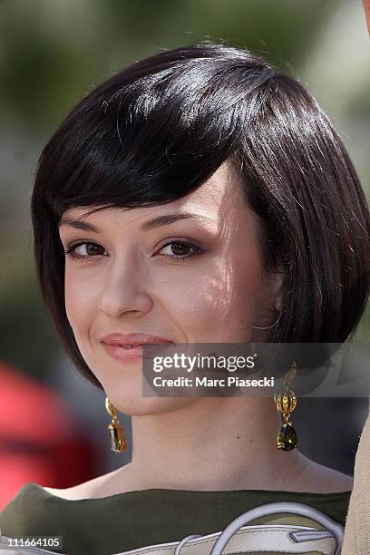 Actress Marta Gastini attends the 'Borgia' photocall during the MIPTV 2011 at Hotel Majestic on April 5, 2011 in Cannes, France.