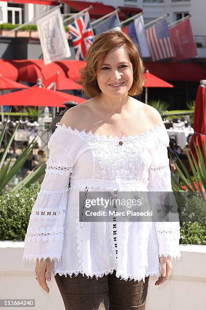 Actress Assumpta Serna attends the 'Borgia' photocall during the MIPTV 2011 at Hotel Majestic on April 5, 2011 in Cannes, France.