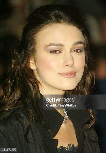 Keira Knightley during "Love Actually" London Premiere - Arrivals at The Odeon Leicester Square in London, United Kingdom.