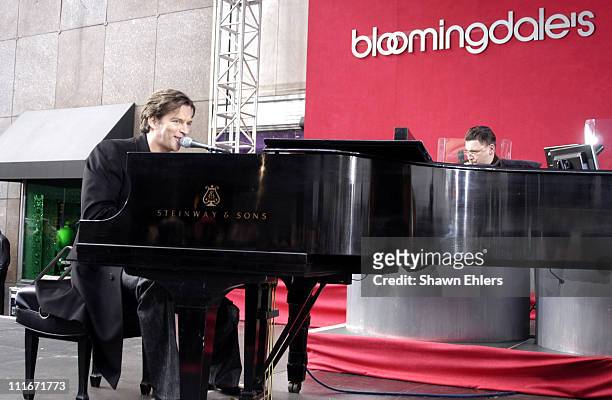 Harry Connick Jr. During Harry Connick Jr. In Concert Celebrating Bloomingdale's Holiday Windows at Bloomingdale's in New York City, NY, United...