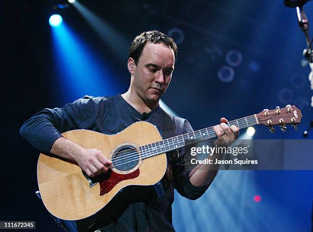 Dave Matthews during Dave Matthews and Friends Perform in Chicago at Allstate Arena in Rosemont, Illinois, United States.