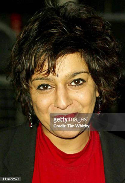 Meera Syal during The 2004 South Bank Show Awards - Outside Arrivals at The Savoy Hotel in London, Great Britain.