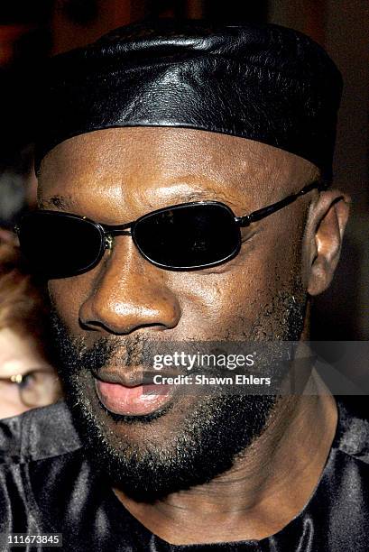 Isaac Hayes during The Broadcasters Foundation Presents their 2004 Golden Mike Award to Frances W. Preston of BMI at Plaza Hotel in New York City,...