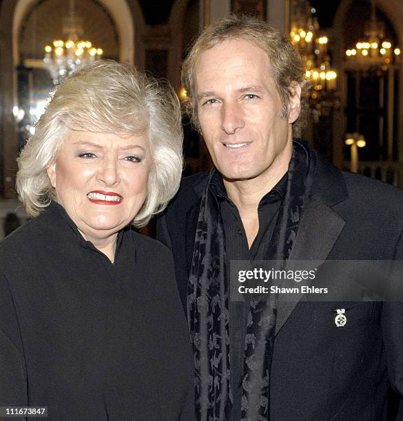 Frances Preston and Michael Bolton during The Broadcasters Foundation Presents their 2004 Golden Mike Award to Frances W. Preston of BMI at Plaza...