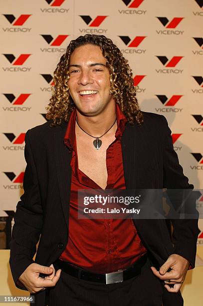 David Bisbal during David Bisbal Launches "Fashion" at Viceroy Building in Madrid, Spain.