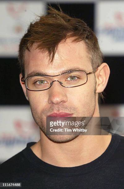 Will Young during 2004 Capital FM Awards - Arrivals at Royal Lancaster Hotel in London, Great Britain.