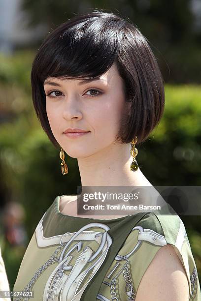 Marta Gastini attends the 'Borgia' photocall during MIPTV 2011 at Hotel Majestic on April 5, 2011 in Cannes, France.