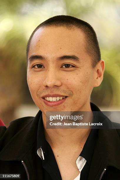 Apichatpong Weerasethakul during 2004 Cannes Film Festival - "Tropical Malady" - Photocall at Palais Du Festival in Cannes, France.