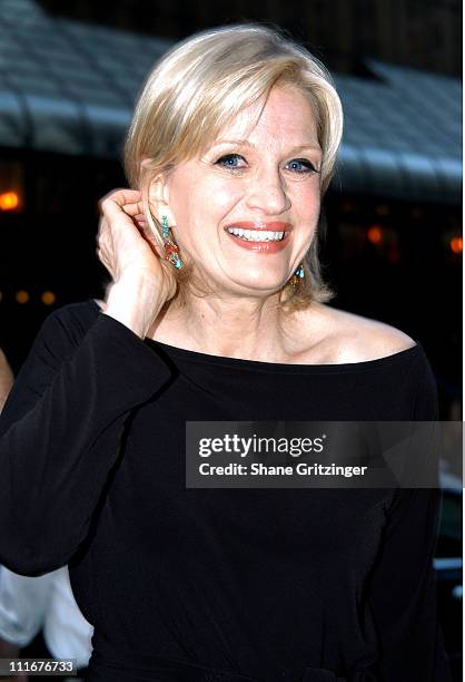 Diane Sawyer during Isaac Mizrahi High / Low Fall 2004 Fashion Show at Cipriani in New York City, New York, United States.