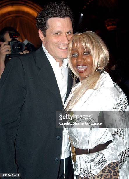 Isaac Mizrahi and Janice Combs during Isaac Mizrahi High / Low Fall 2004 Fashion Show at Cipriani in New York City, New York, United States.