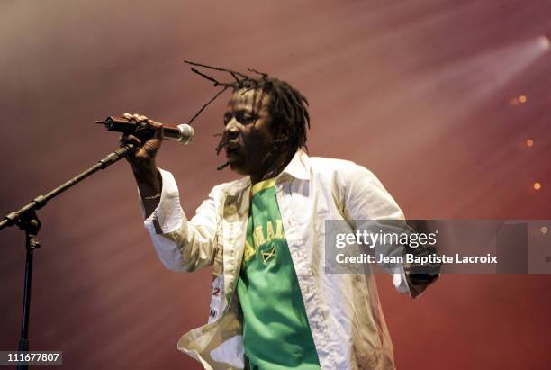 Alpha Blondy during Solidays 2004 - Day 1 at Hippodrome de Longchamps in Paris, France.