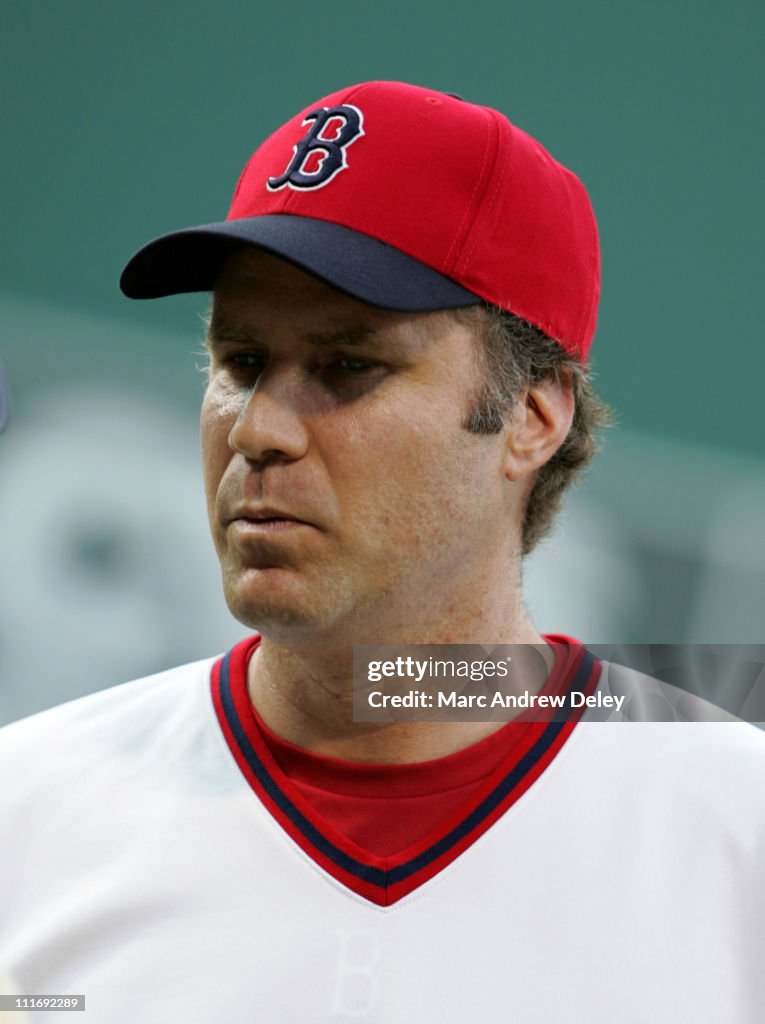 Will Ferrell and Meat Loaf Throw Out First Pitch at the Kansas City Royals vs Boston Red Sox Game - July 17, 2006