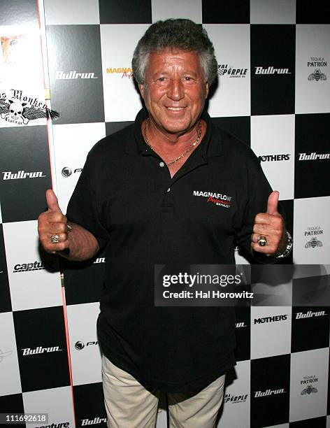 Mario Andretti during Celebration for the Beginning of Bullrun - Arrivals - July 21, 2006 at Marquee in New York City, New York, United States.