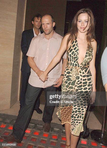 Jason Statham and guest during Celebrity Sightings at the Cuckoo Club - July 26, 2006 in London, Great Britain.